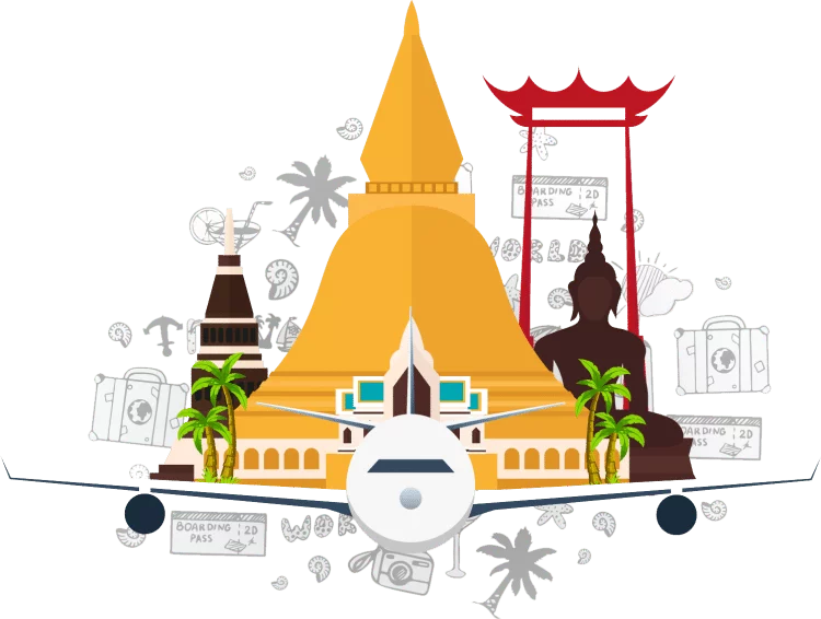 Banner plane, transport Thailand