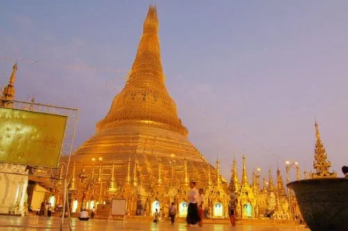 shwedagon pagoda yangon burma 2008