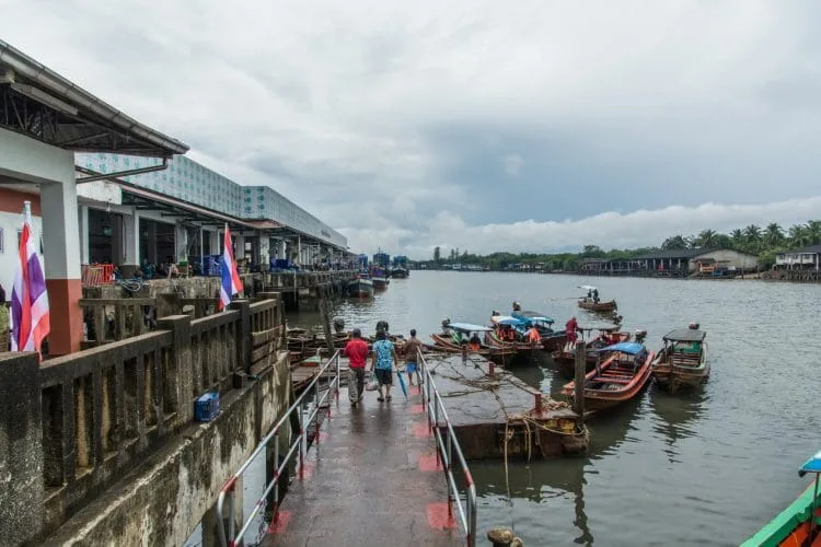 quay - ranong - thailand