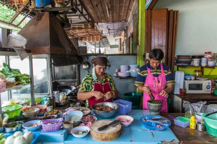 local restaurant - ranong - thailand