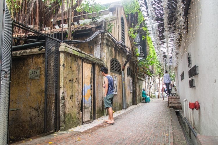 ruelle lazy lane kong heng square ipoh - malaisie