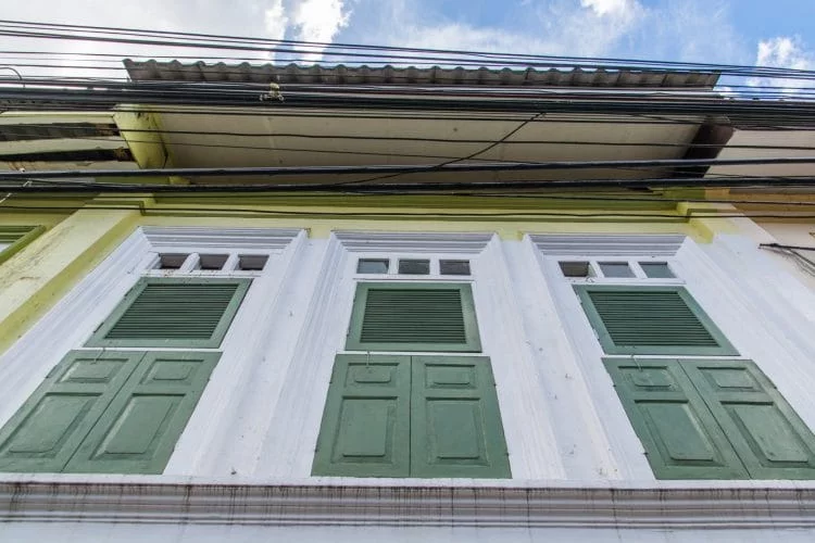 house shutters - ranong - thailand