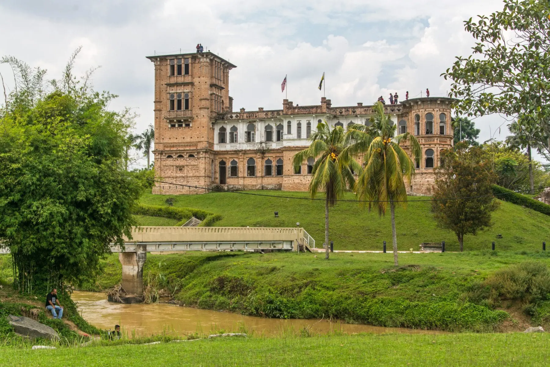View of the Kellie Castle complex in Ipoh - Malaysia