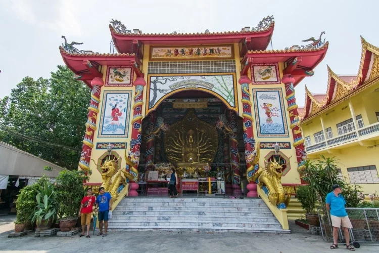 chinese building wat muang - ang thong - thailand