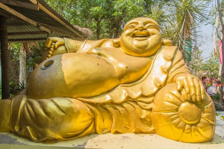 chinese buddha wat muang - ang thong - thailand