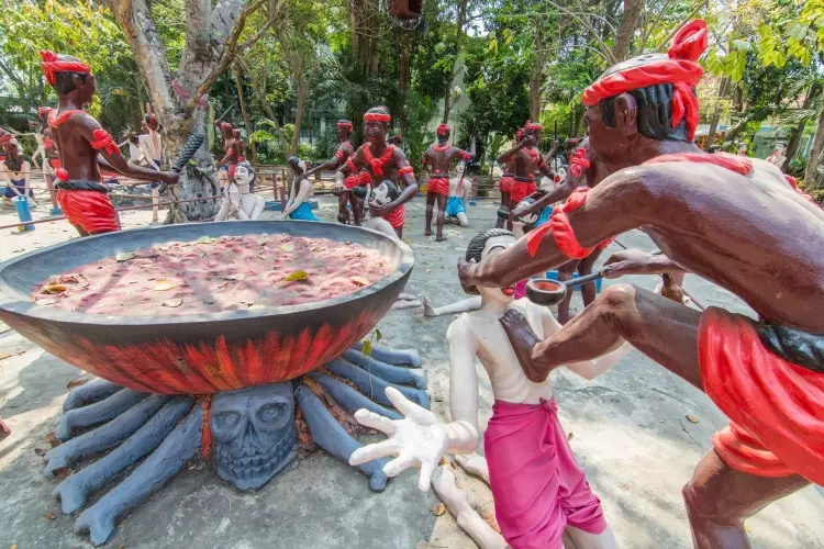 punishment wat muang - ang thong - thailand