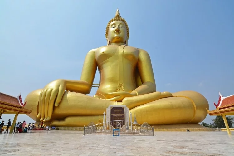 great buddha of wat muang - ang thong - thailand