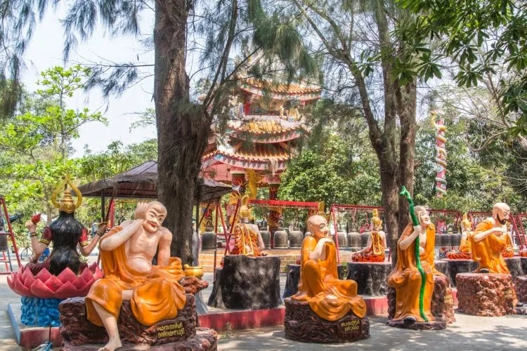 chinese garden wat muang - ang thong - thailand