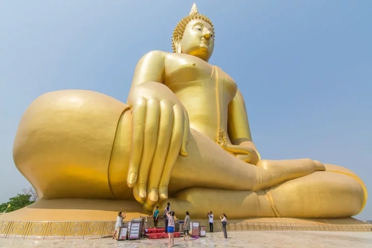 the great buddha wat muang - ang thong - thailand