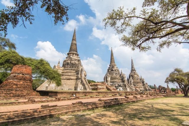 parc historique ayutthaya - thailande
