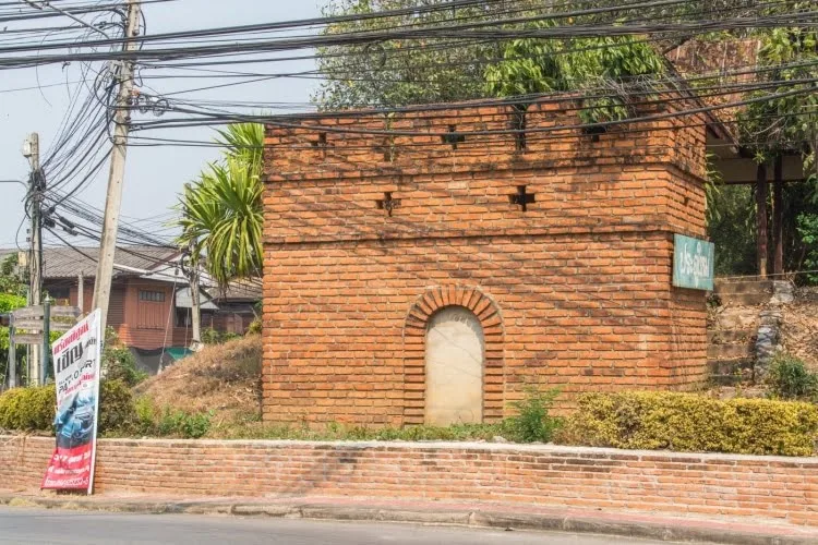 old city wall phrae - thailand