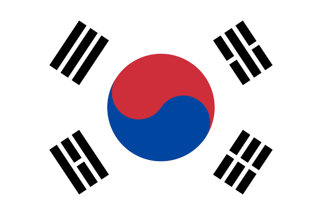 drapeau Corée du Sud