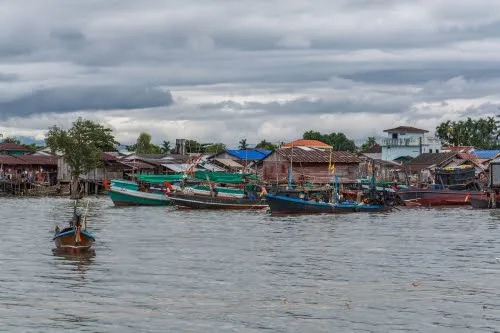 overcast sky late october kawthaung burma