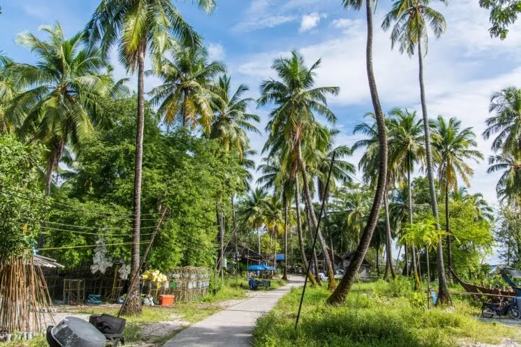 in moken fishing village koh phra thong - thailand