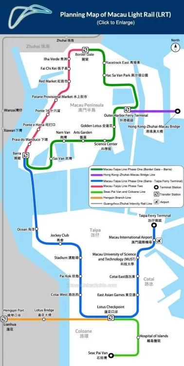 Macau metro map