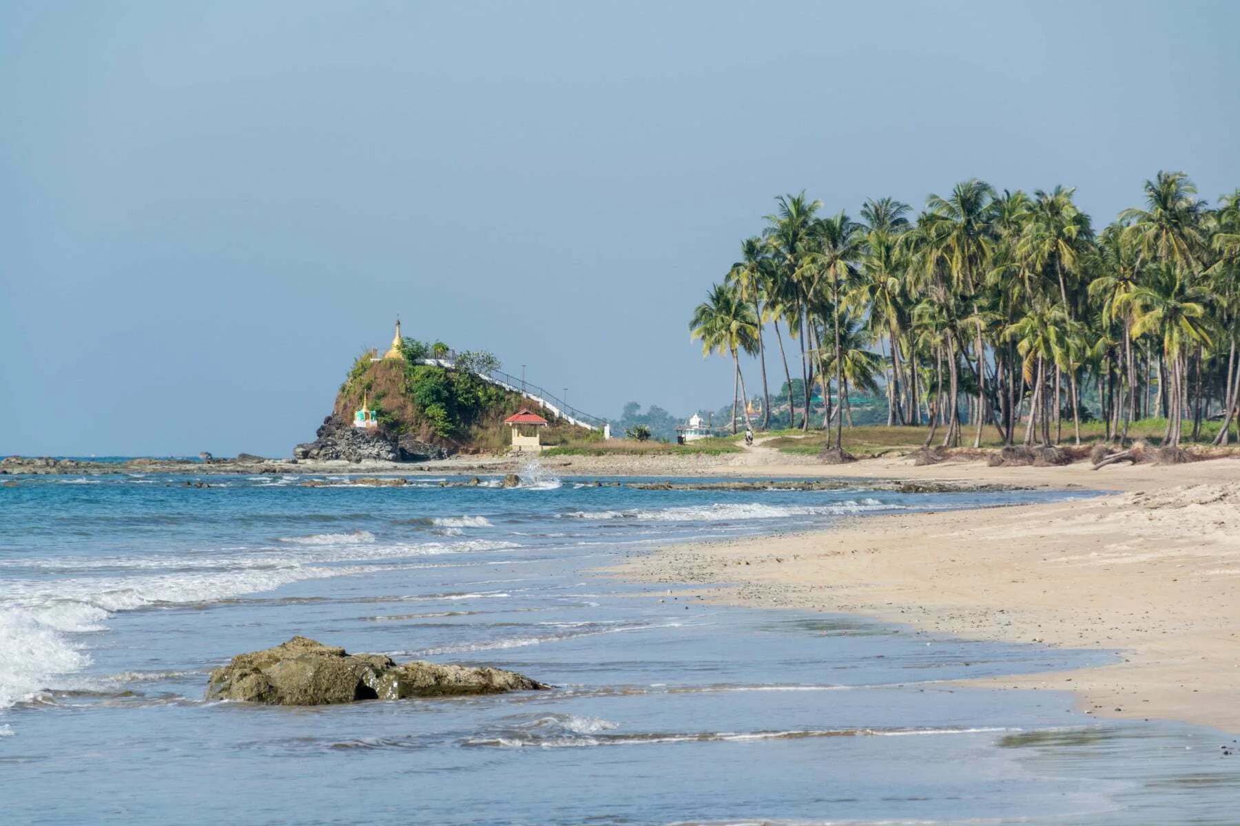 beach near Chaung Tha, Burma