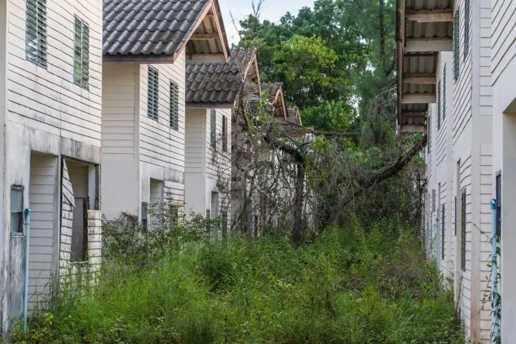 abandoned village koh phra thong - thailand
