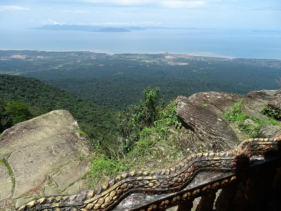 sea ​​view from bokor station cambodia