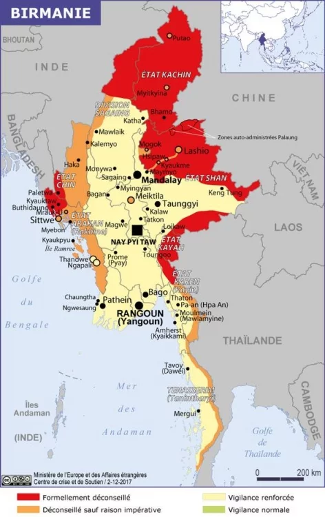 Burma risk zone 2017