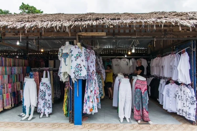 bang niang market shop - khao lak - thailand