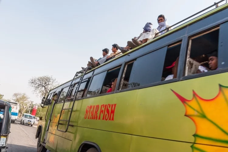 local bus bodhgaya india