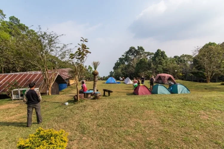 camping ramkhamhaeng national park - sukhothai - thailand