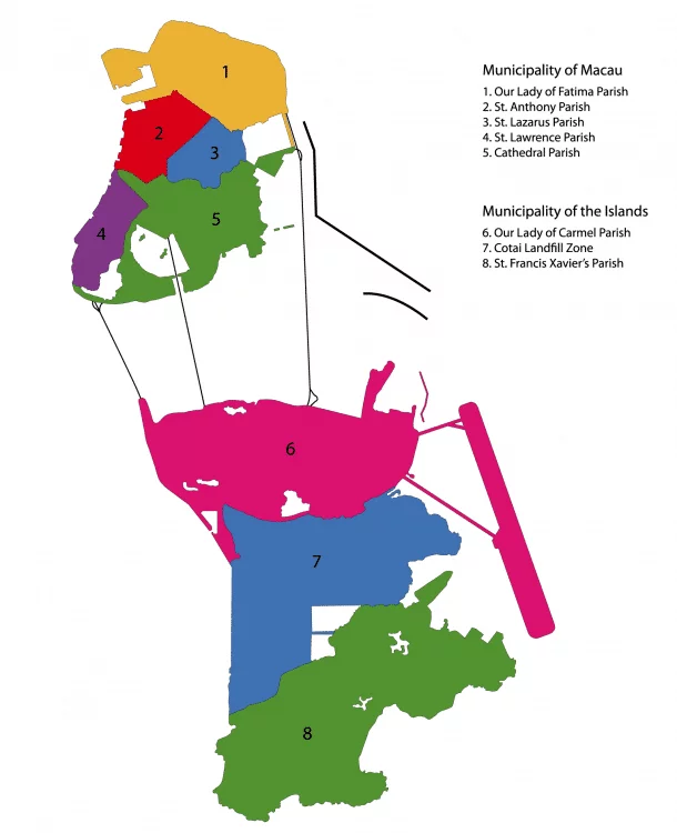 macau map district division