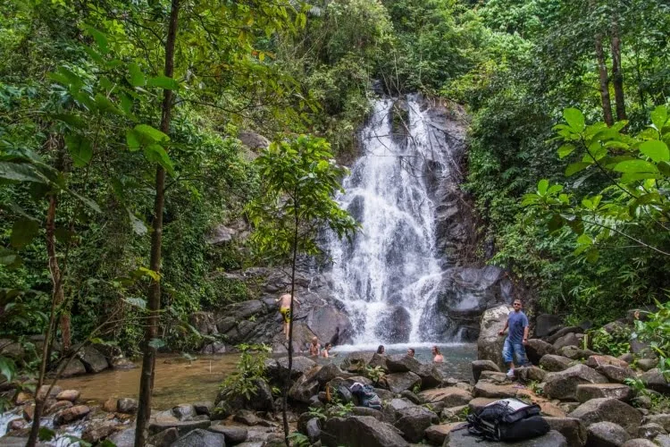 sai rung waterfall - khao lak - thailand