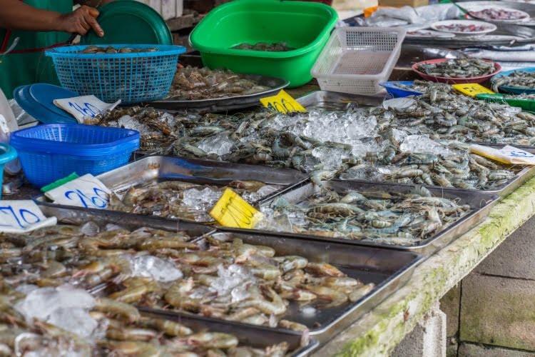 fruits de mer bang niang - khao lak - thailande
