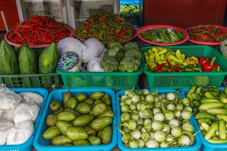 bang niang vegetables - khao lak - thailand