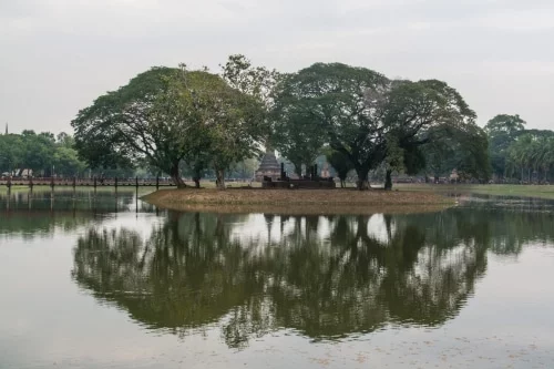 sukhothai historical park in january