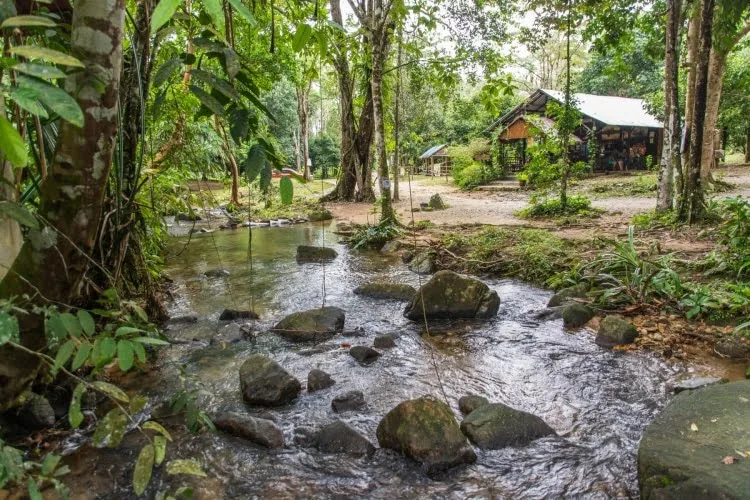 sai rung waterfall parking - khao lak - thailand