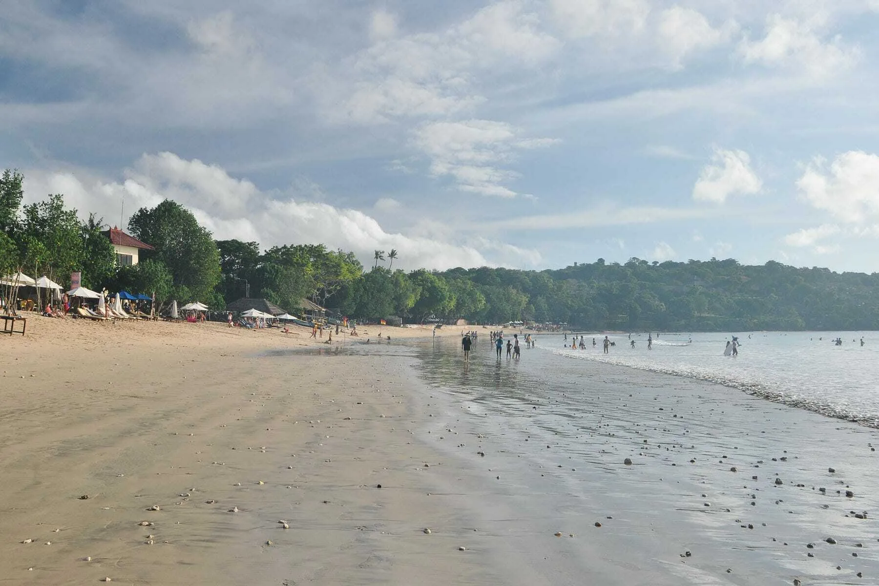 jimbaran beach south tip bali