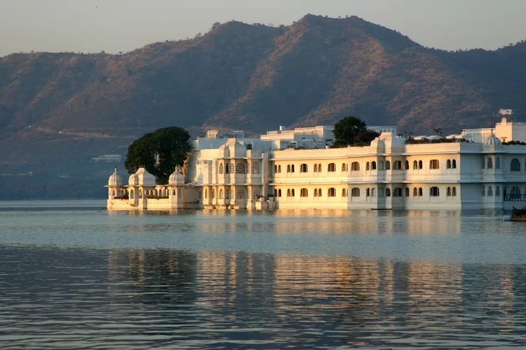 Taj Lake Palace, a luxury hotel located on Lake Pichola in Udaipur