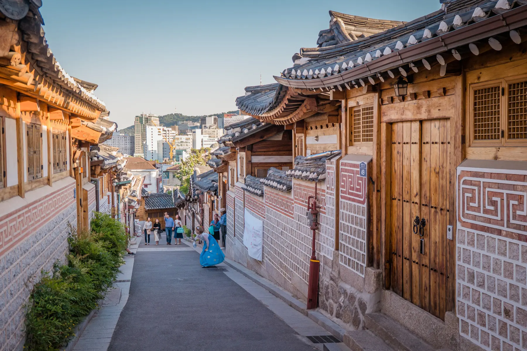ruelle bukchon hanok village seoul coree du sud