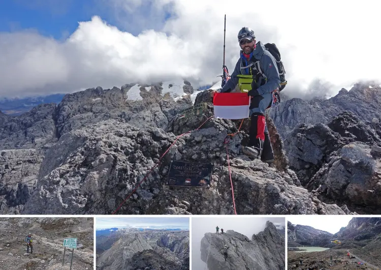 puncak jaya summit papua indonesia
