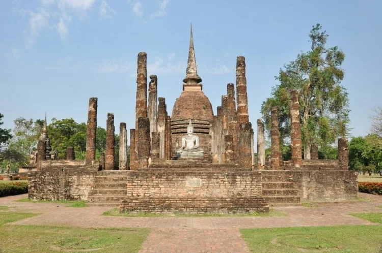 wat sa si historical park sukhothai - thailand
