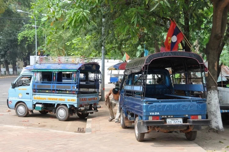 transport between bus terminals city center laos