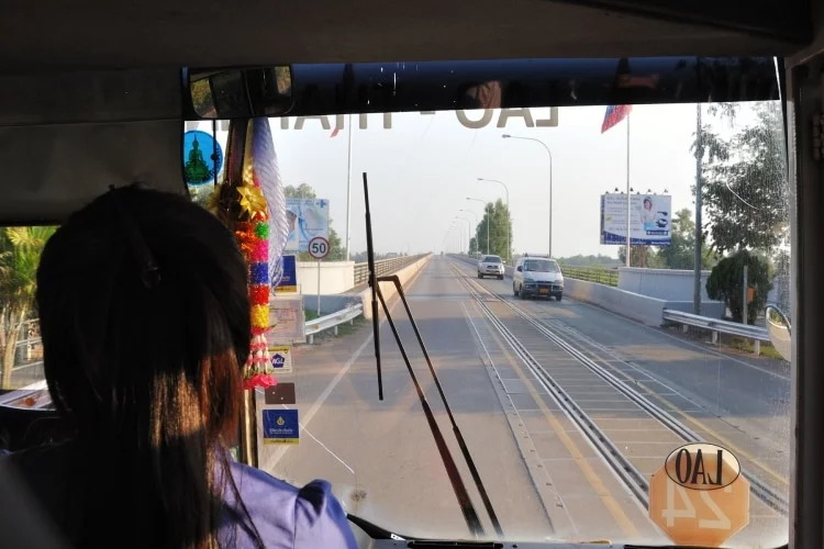 unique laos railway lao-thai friendship bridge