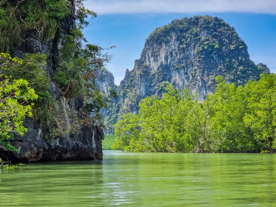 kayak excursion around ko thalu phang nga bay