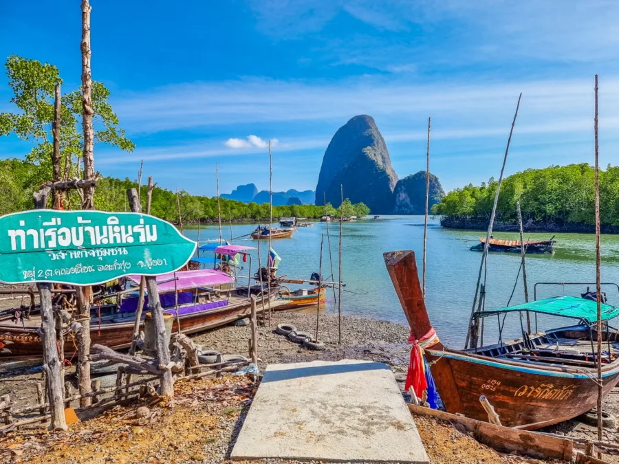 hin rom pier departure visit phang nga bay