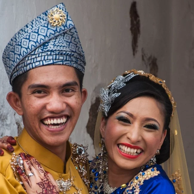 young married couple malacca - malaysia