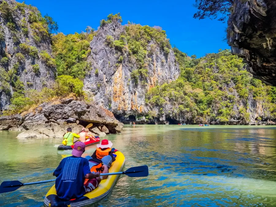 kayaking grand lagoon ko hong phang nga bay