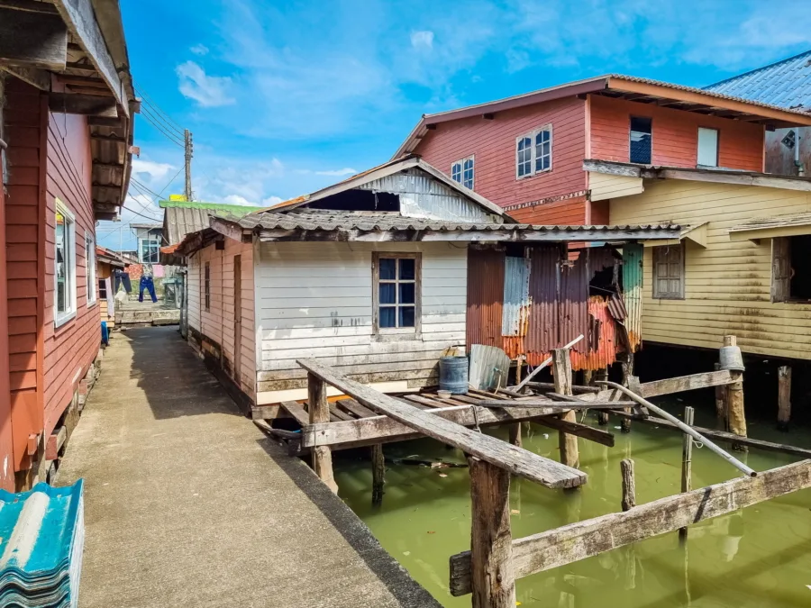 wooden houses ko panyi phang nga bay