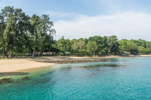 st john island beach - singapore