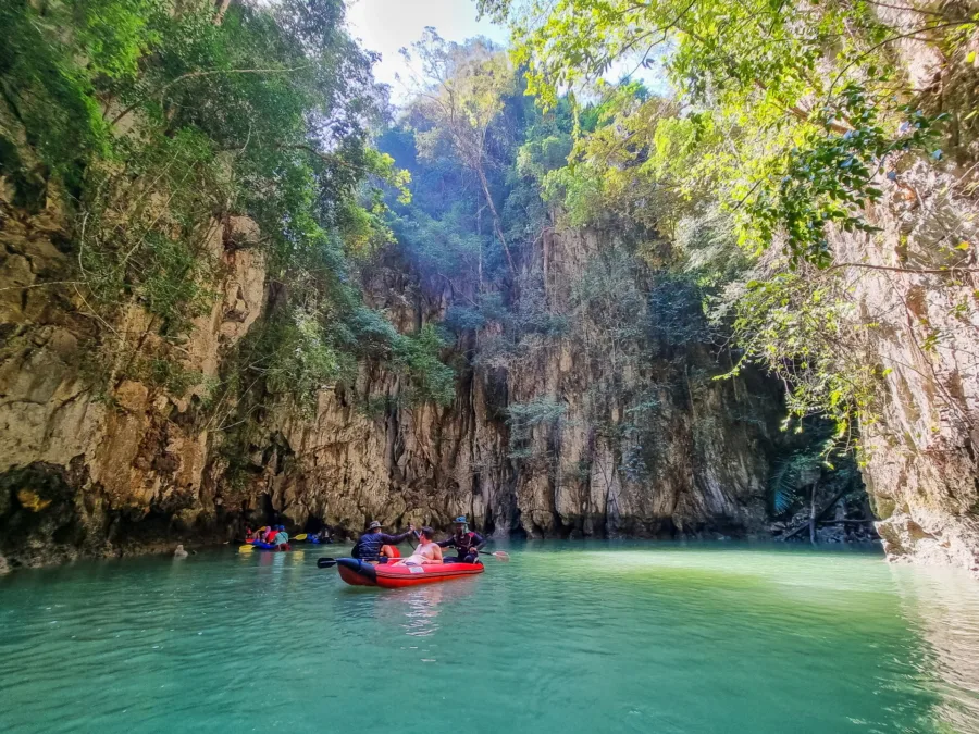 first small hidden lagoon ko hong bay of phang nga
