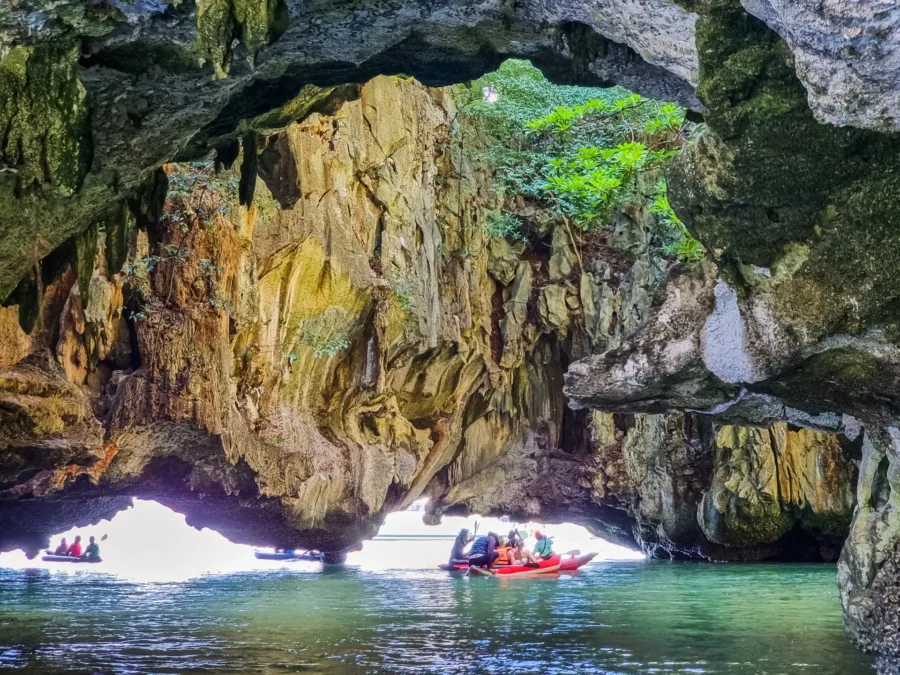 network of cavities ko hong bay of phang nga