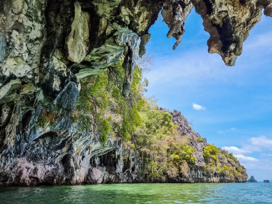 exit from tham lod ko thalu phang nga bay