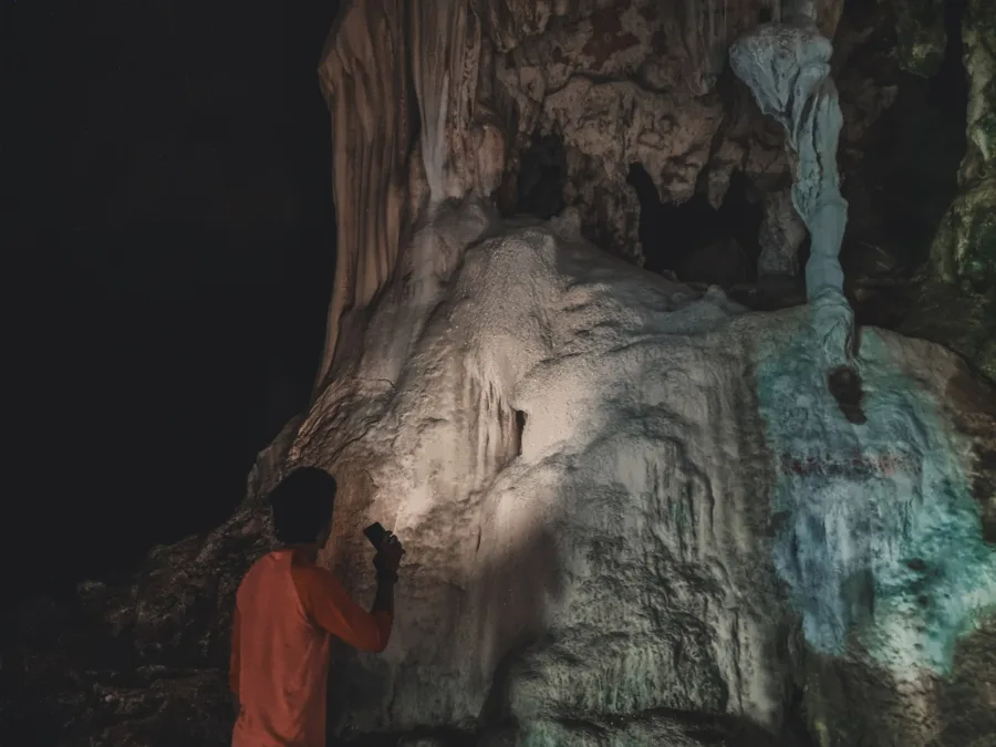 stalactite kaeo cave phang nga