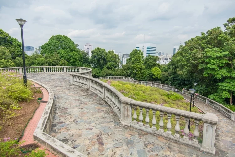 terrace garden telok blangaj hill park southern ridges - singapore